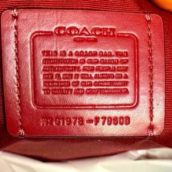 Coach “Gallery” Red Tote Bag - Picture 3 of 8